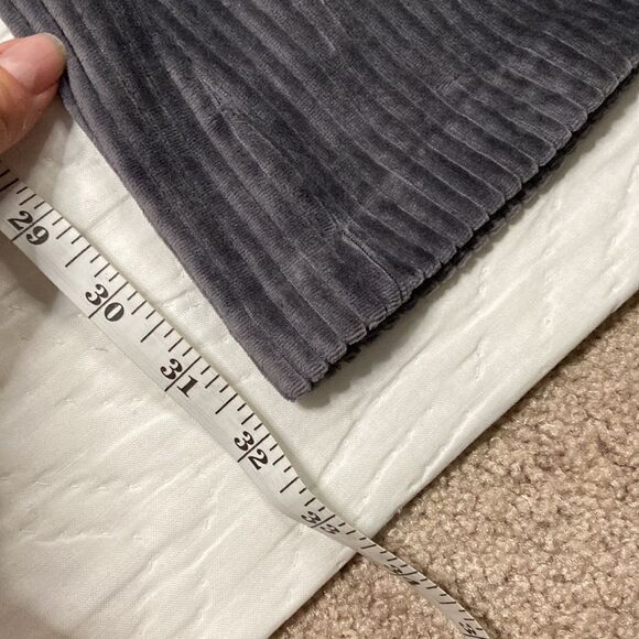 NWT Aerie Ribbed Flare Leg Gray Leggings size Small - Picture 8 of 8